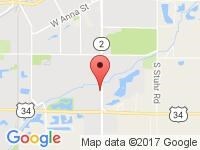 Map of Grand Island South at 2912 S Locust St., Grand Island, NE 68801