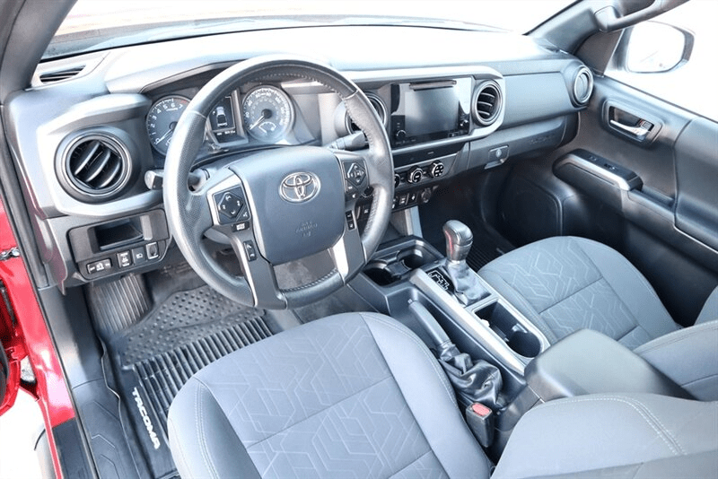 Inspecting a used Tacoma