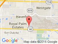 Map of Planet Motors at 225 N Military Trail, West Palm Beach, FL 33415