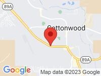 Map of Courtesy Auto Sales at 1516 E St RT 89 A, Cottonwood, AZ 86326