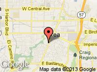 Map of California Car Co. at 601 S. Brea Ave, Brea, CA 92821