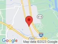 Map of Davis Auto Sales at 10016 Jefferson Davis Hwy, Richmond, VA 23237