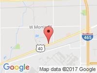 Map of W Washington St at 7550 West Washington Street, Indianapolis, IN 46231