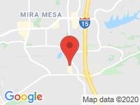 Map of Redline European at 9580 Black Mountain Rd.,  Suite C, San Diego, CA 92126