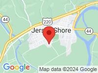 Map of Wasson Auto Sales LLC at 180 Shaffer Ln., Jersey Shore, PA 17740