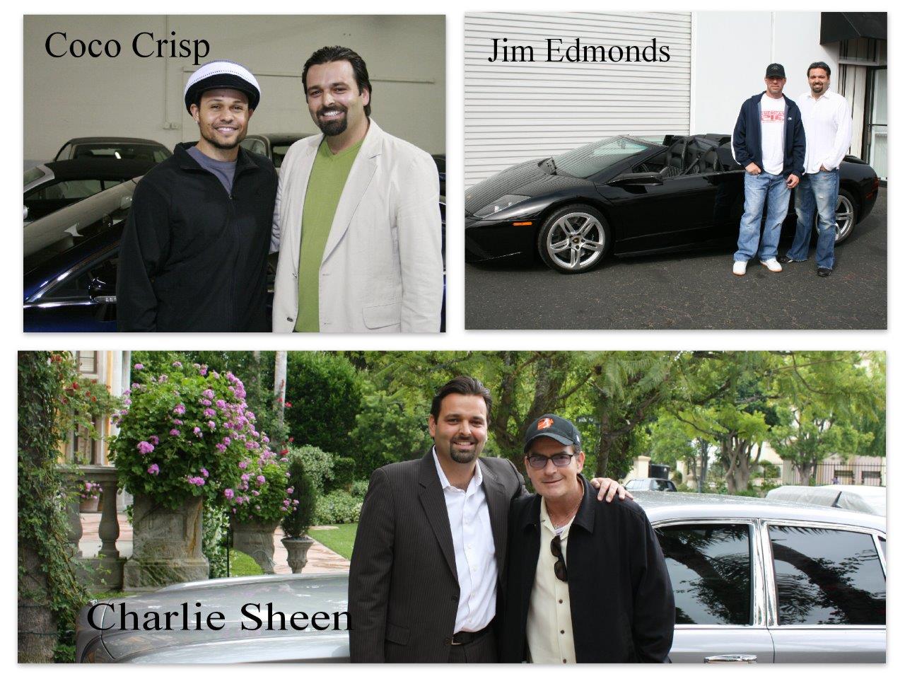 Photos w/ Coco Crisp | Jim Edmonds | Charlie Sheen