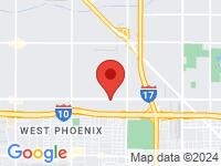 Map of Arizona Elite Auto Sales at 2915 W McDowell Rd, Phoenix, AZ 85009