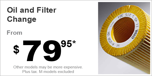 Bmw oil change coupon dallas
