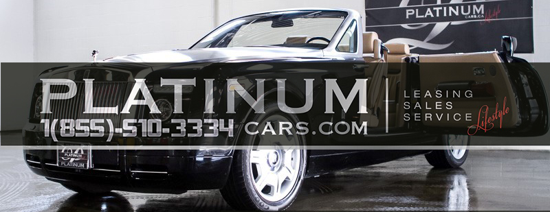 Platinum Cars.ca specializes in Leasing of all Luxury and Exotic