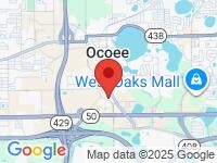 Map of American Bank Auto Liquidators at 842 Maguire Rd, Ocoee, FL 34761