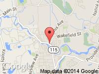 Map of D & J Auto Sales at 836 Main St, W Warwick, RI 02893