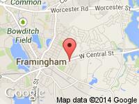 Map of Performance Engineered Motorcars at 80 Morton Street, Framingham, MA 01702