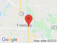 Map of Freeburg IL at 11 S State St, Freeburg, IL 62243