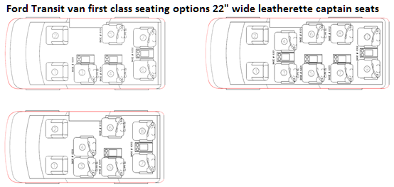 15 Passenger Van Seating Chart