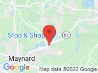 Map of Atlantis Auto Plaza at 63 Powdermill Rd, Acton, MA 01720