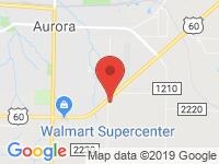 Map of Robbins Auto and RV.com at 22168 Lawrence 1200, Aurora, MO 65605