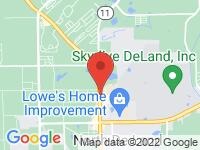 Map of VARIETY AUTO GROUP, LLC at 1747 N WOODLAND BLVD, Deland, FL 32720