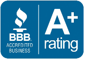 BBB Accredited Business A+ rating