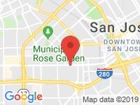 Map of AMC Auto Sales Inc at 1500 W San Carlos St., San Jose, CA 95126