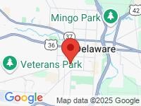 Map of Delaware Auto Sales at 320 London Road, Delaware, OH 43015
