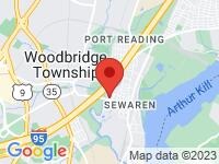 Map of Ocean View Auto Finance at 179 Woodbridge Ave, Sewaren, NJ 07077