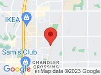 Map of Tempe Motor Co at 9229 S Hardy Dr, Tempe, AZ 85284