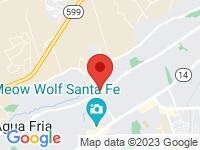 Map of West Auto Group LLC at 2845 Agua Fria St, Bldg A-1, Santa Fe, NM 87507