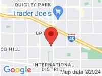 Map of DriveNow at 6917 Lomas Blvd NE, Office B, Albuquerque, NM 87110