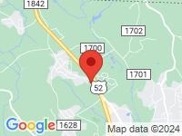 Map of Carolina Auto Mart at 1415 Fancy Gap Rd, Mount Airy, NC 27030