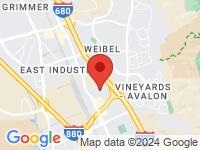 Map of Jackpot Dealership at 842 Boggs Ave, Fremont, CA 94539