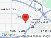Map of Palm Lane Motors at 1629 W 8th St, Los Angeles, CA 90017