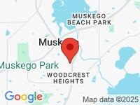 Map of MKE Motor Cars/Blue Line at S83W18346 Saturn Dr, Muskego, WI 53150