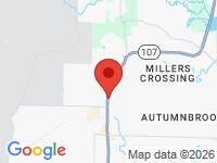 Map of ARKANSAS PREOWNED at 9616 AR-107, Sherwood, AR 72120