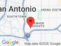 Map of Big Bexar Motors at 1406 S Hackberry St., San Antonio, TX 78210