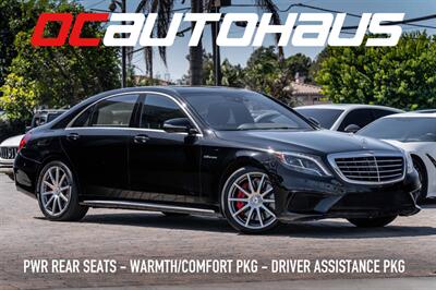 2014 Mercedes-Benz S 63 AMG  Driver Assistance Burmester 3D Sound Rear Seat Package $160 MSRP Sedan
