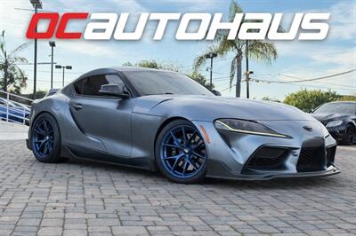 2022 Toyota Supra A91-CF Edition  Recaro Podium Seat Driver Carbontastic Steering Wheel APG Big Break Kit BBS Ci-R Wheels NVS Engine Bay KW V3 Coilovers Coupe