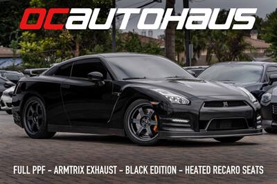 2015 Nissan GT-R Black Edition  Full Front PPF Armytrix Exhaust Carbon Fiber Steering Wheel Coupe