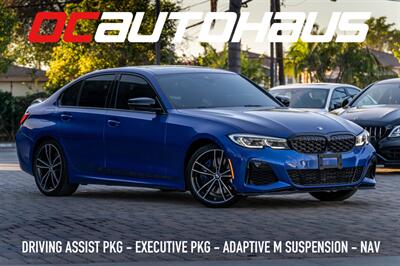 2021 BMW M340i  Driving Assistance Shadowline Package Parking Assist Executive Package Adaptive M Suspension Harmon/Kardon Surround Sound Sedan
