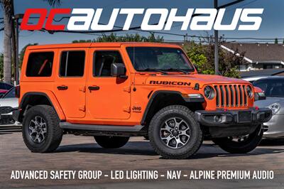 2019 Jeep Wrangler Rubicon  One Owner LED Group Advanced Safety Group Body Color Top Audio Group Leather SUV