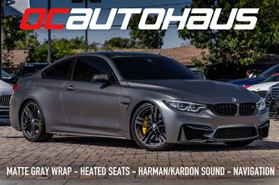 2020 BMW M4  Satin Grey Metallic Wrap Executive Package Coupe