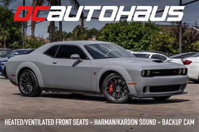 2021 Dodge Challenger R/T Scat Pack Widebody  One Owner Carbon/ Suede Driver Convenience Harman Kardon Sunroof Coupe
