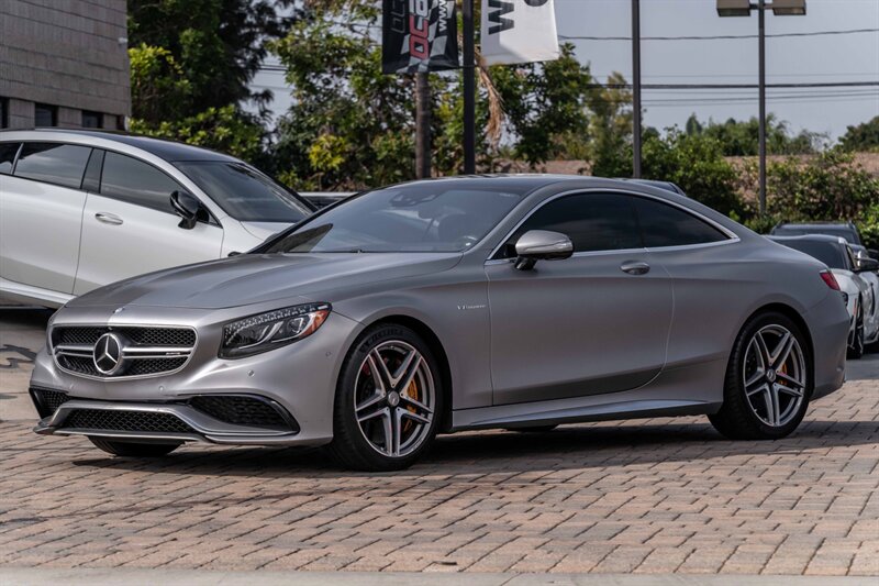 2015 Mercedes-Benz S 63 AMG Coupe  Edition 1 Magno Alanite Gray Bengal Red Carbon Ceramic Breaks Burmester 3D Sound - Photo 8 - Westminster, CA 92683