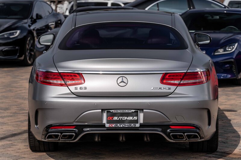 2015 Mercedes-Benz S 63 AMG Coupe  Edition 1 Magno Alanite Gray Bengal Red Carbon Ceramic Breaks Burmester 3D Sound - Photo 11 - Westminster, CA 92683