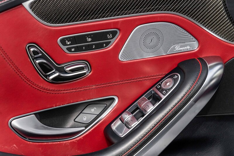 2015 Mercedes-Benz S 63 AMG Coupe  Edition 1 Magno Alanite Gray Bengal Red Carbon Ceramic Breaks Burmester 3D Sound - Photo 17 - Westminster, CA 92683
