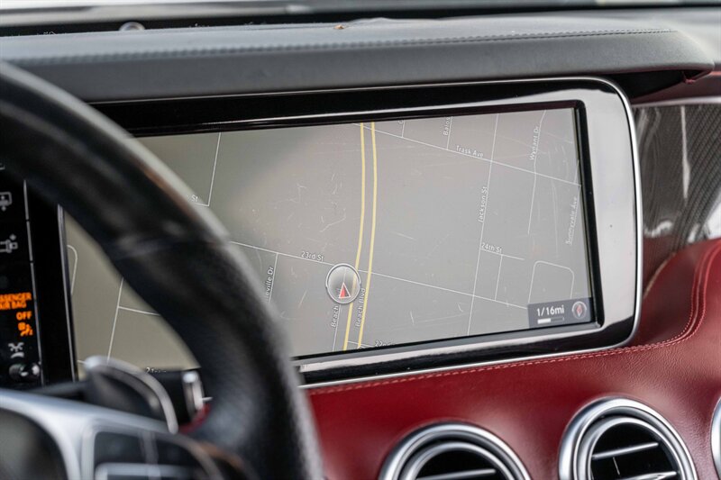 2015 Mercedes-Benz S 63 AMG Coupe  Edition 1 Magno Alanite Gray Bengal Red Carbon Ceramic Breaks Burmester 3D Sound - Photo 28 - Westminster, CA 92683