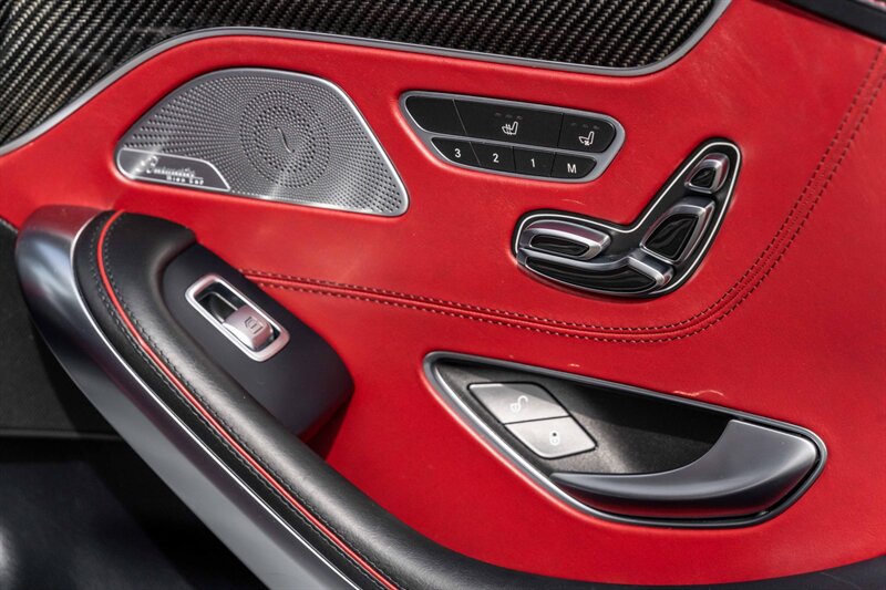 2015 Mercedes-Benz S 63 AMG Coupe  Edition 1 Magno Alanite Gray Bengal Red Carbon Ceramic Breaks Burmester 3D Sound - Photo 18 - Westminster, CA 92683