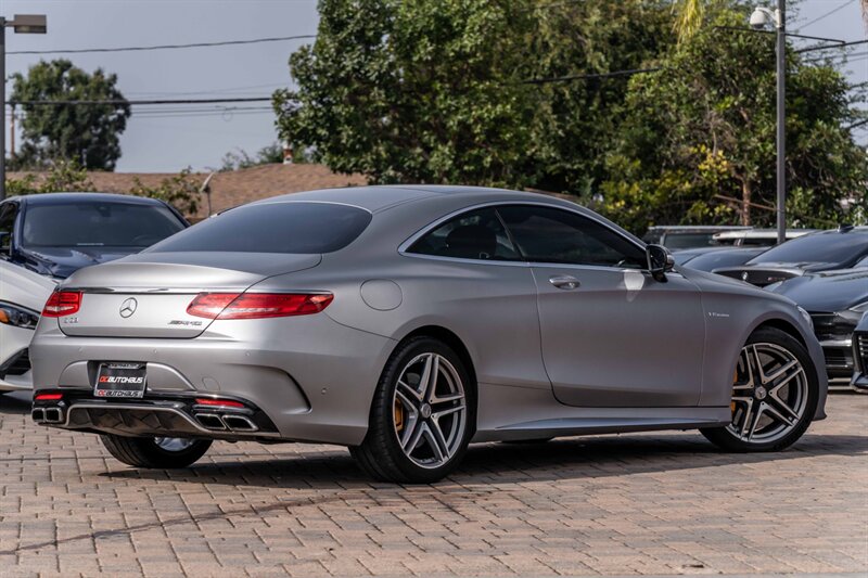 2015 Mercedes-Benz S 63 AMG Coupe  Edition 1 Magno Alanite Gray Bengal Red Carbon Ceramic Breaks Burmester 3D Sound - Photo 10 - Westminster, CA 92683