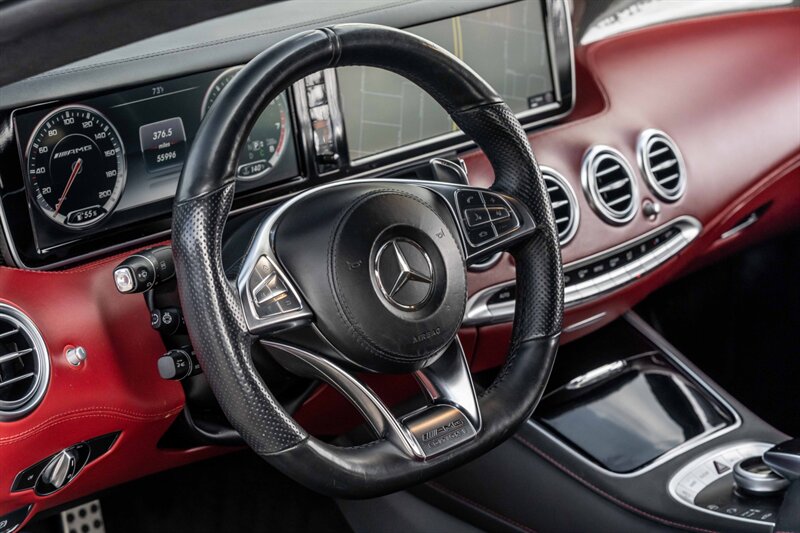 2015 Mercedes-Benz S 63 AMG Coupe  Edition 1 Magno Alanite Gray Bengal Red Carbon Ceramic Breaks Burmester 3D Sound - Photo 23 - Westminster, CA 92683