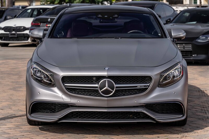 2015 Mercedes-Benz S 63 AMG Coupe  Edition 1 Magno Alanite Gray Bengal Red Carbon Ceramic Breaks Burmester 3D Sound - Photo 7 - Westminster, CA 92683