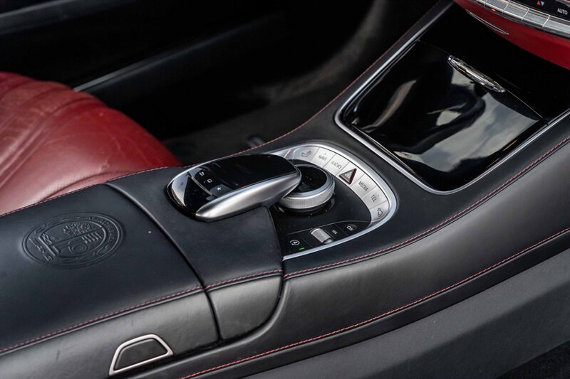 2015 Mercedes-Benz S 63 AMG Coupe  Edition 1 Magno Alanite Gray Bengal Red Carbon Ceramic Breaks Burmester 3D Sound - Photo 33 - Westminster, CA 92683